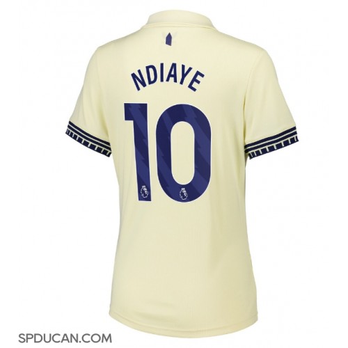 Zenski Nogometni Dres Everton Iliman Ndiaye #10 Gostujuci 2025-26 Kratak Rukav